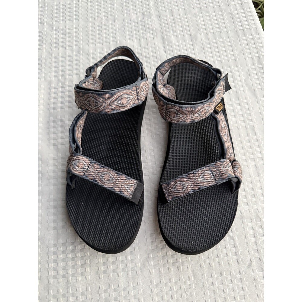 Teva Men's Original Universal Geometric Sandals Patterned Straps Sz 11
